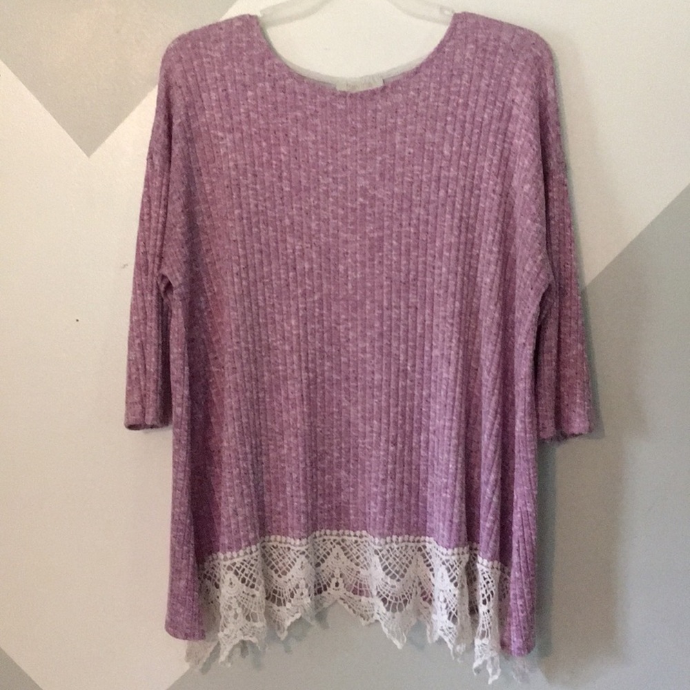 Davina Beautiful Top Lace Crochet Tunic